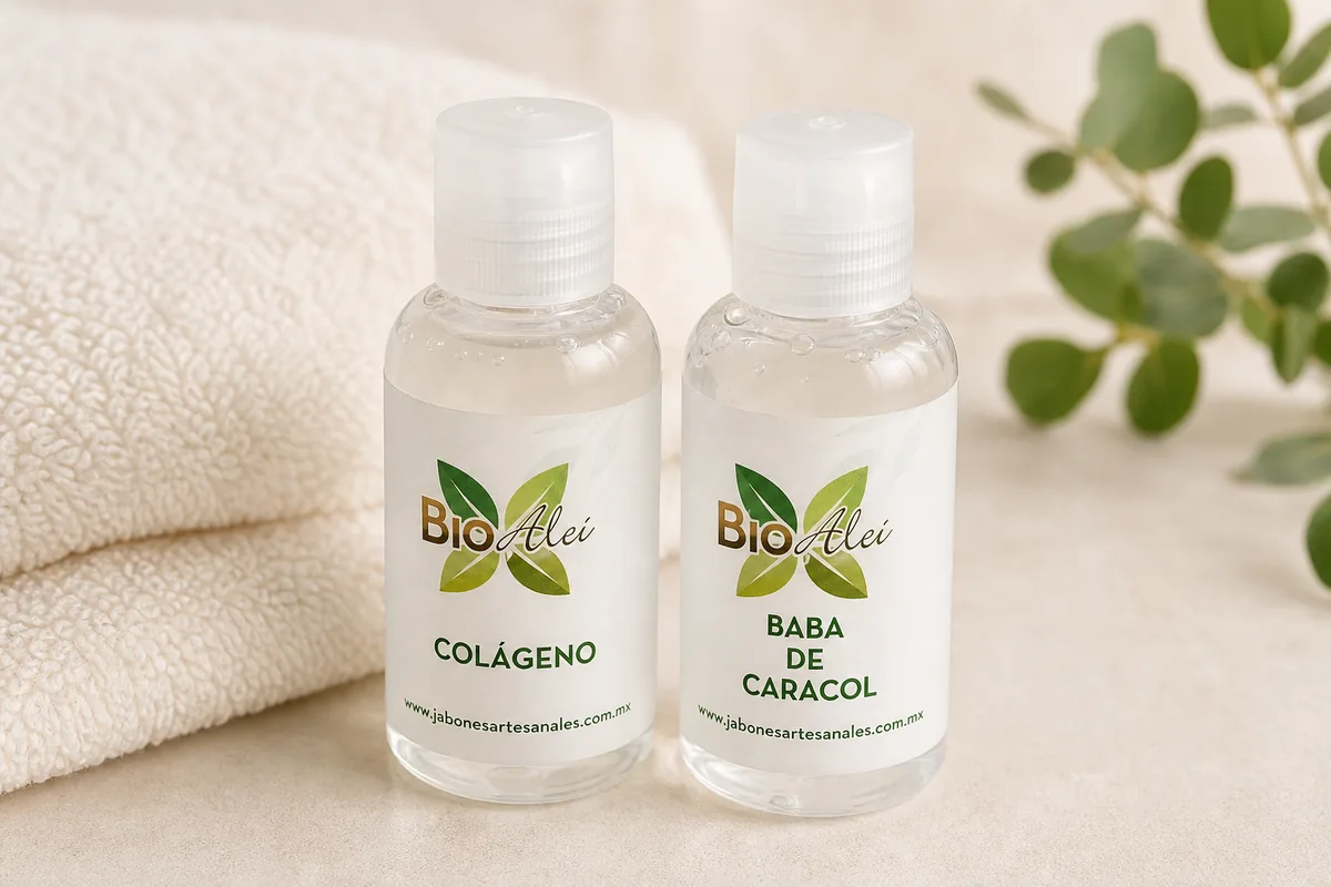 Complementos de colageno y baba de caracol