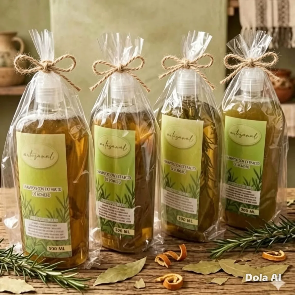 Shampoo y acondicionador Artesanal listos para entrega